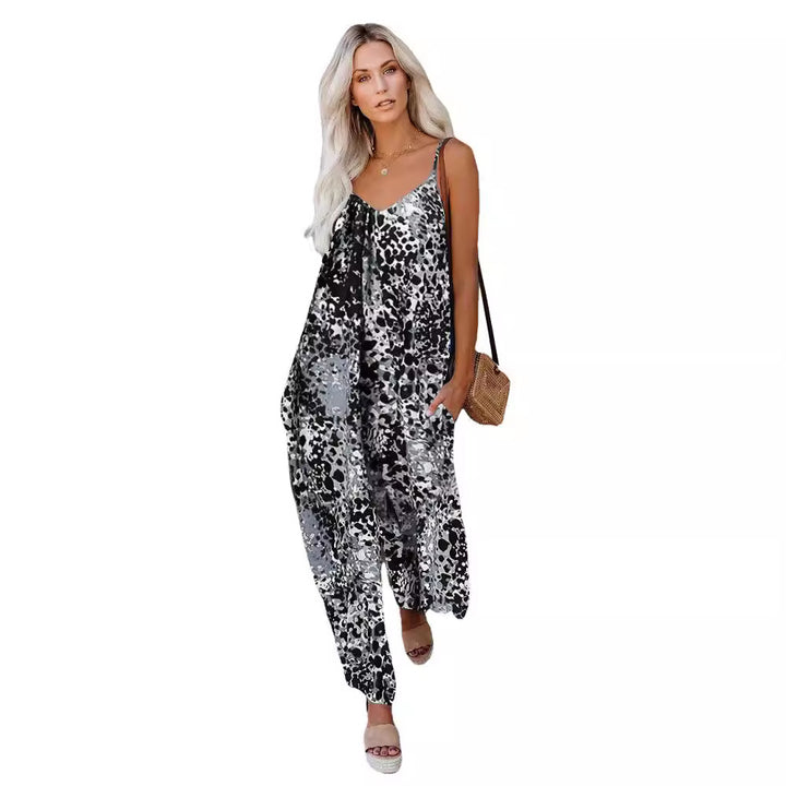 Dame Loose-Fit Abstrakt mønster overall Stilla