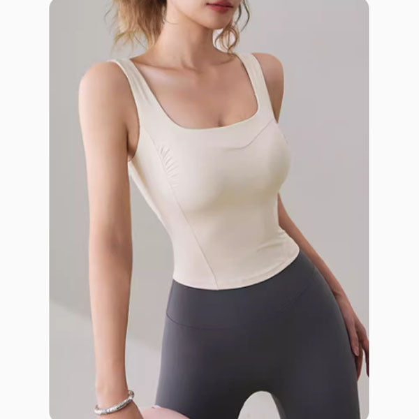 Dame Sporty Talje-og-Shorts-Sæt med justerbare Sidesnøringer og åndbart Materiale Stilla