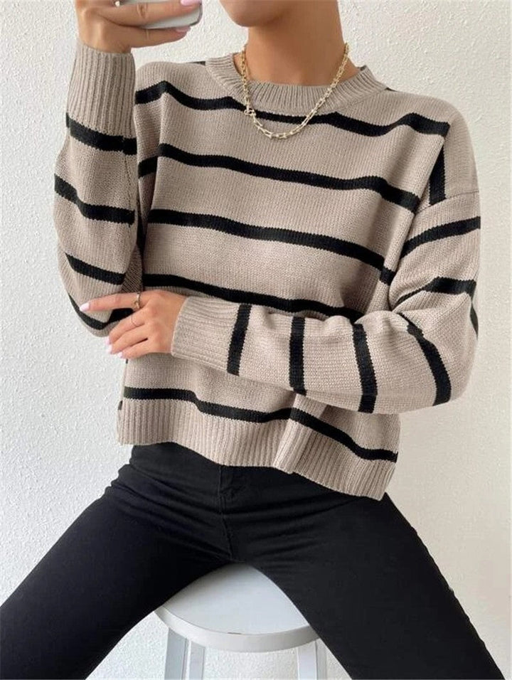 Stilla | Overdimensioneret Stribet Sweater