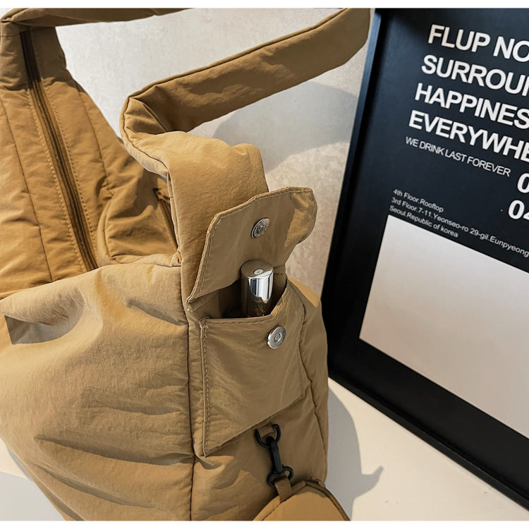 Femme Casual Blødt Stof Hobo Bag Stilla