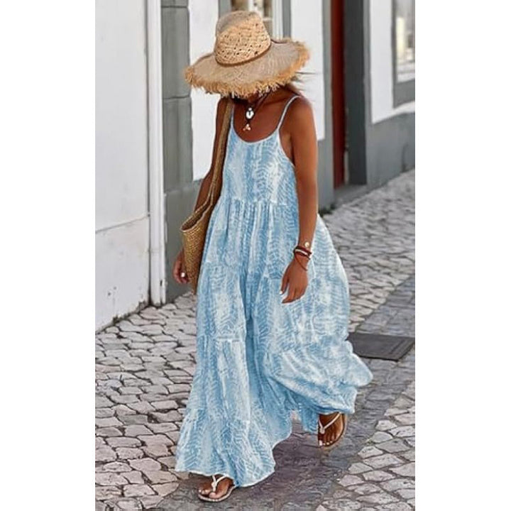 Dame Bohemian Trin Maxi Kjole Stilla