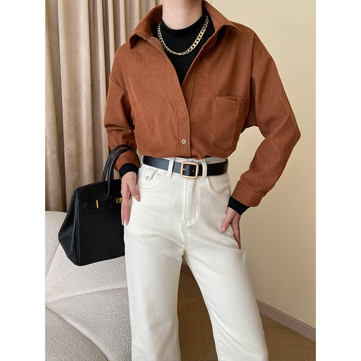 Damer Elegant Tern Bluse med Klassisk Snit Stilla