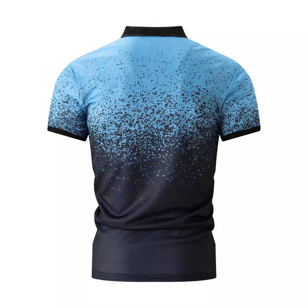 Herrer-gradient-tryk-performance-polo-shirt Stilla