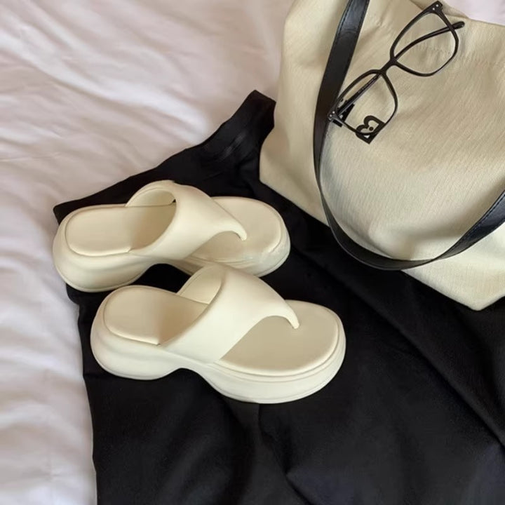 Dame Minimalistiske Tåseparator Sandaler Stilla