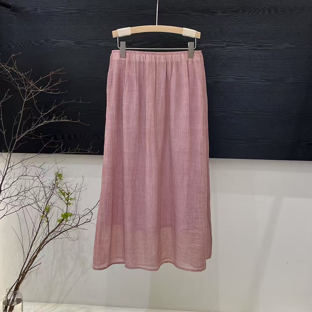 Femme Flydende Maxikjole med Elastisk Talje Stilla