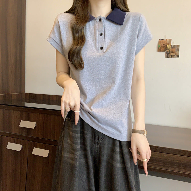 Femme Classic Polo-Shirt med elegant krave design Stilla