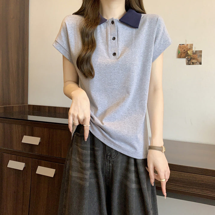 Femme Classic Polo-Shirt med elegant krave design Stilla