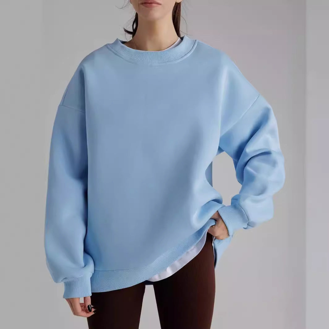 Dame oversized Komfort-sweatshirt Stilla