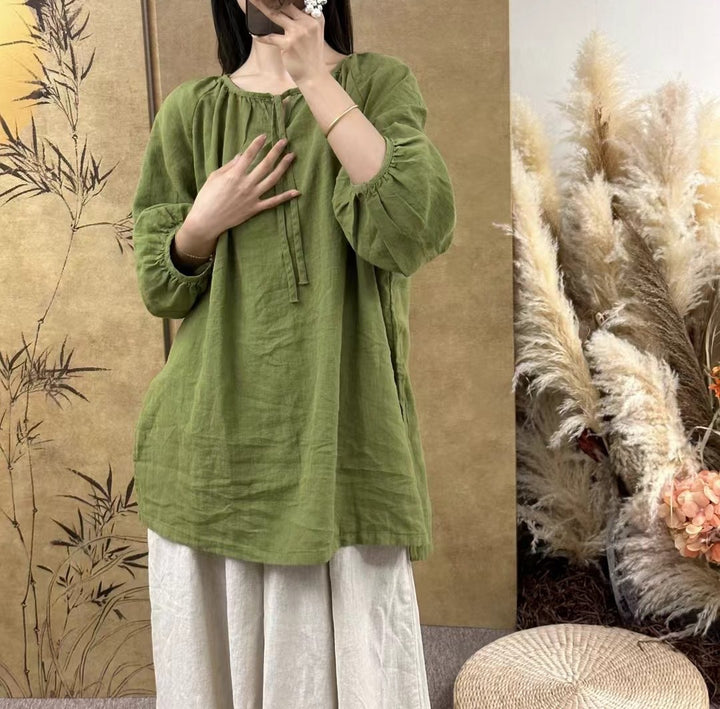Femme Relaxed Fit Tunika-Top og Maxiskørt-Sæt Stilla