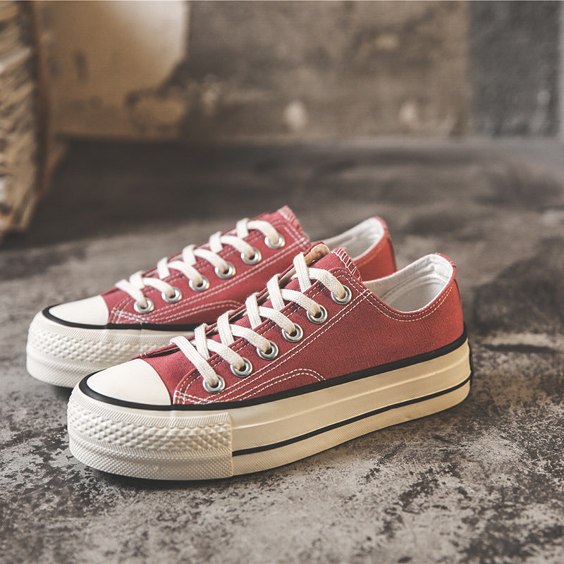 Dame platform sneakers med robust overdel og stabil sål Stilla