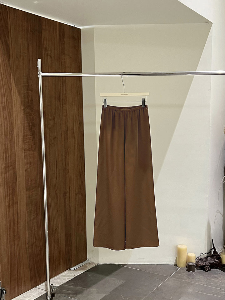 Damer elegante Palazzo-bukser med behagelig elastisk talje Stilla