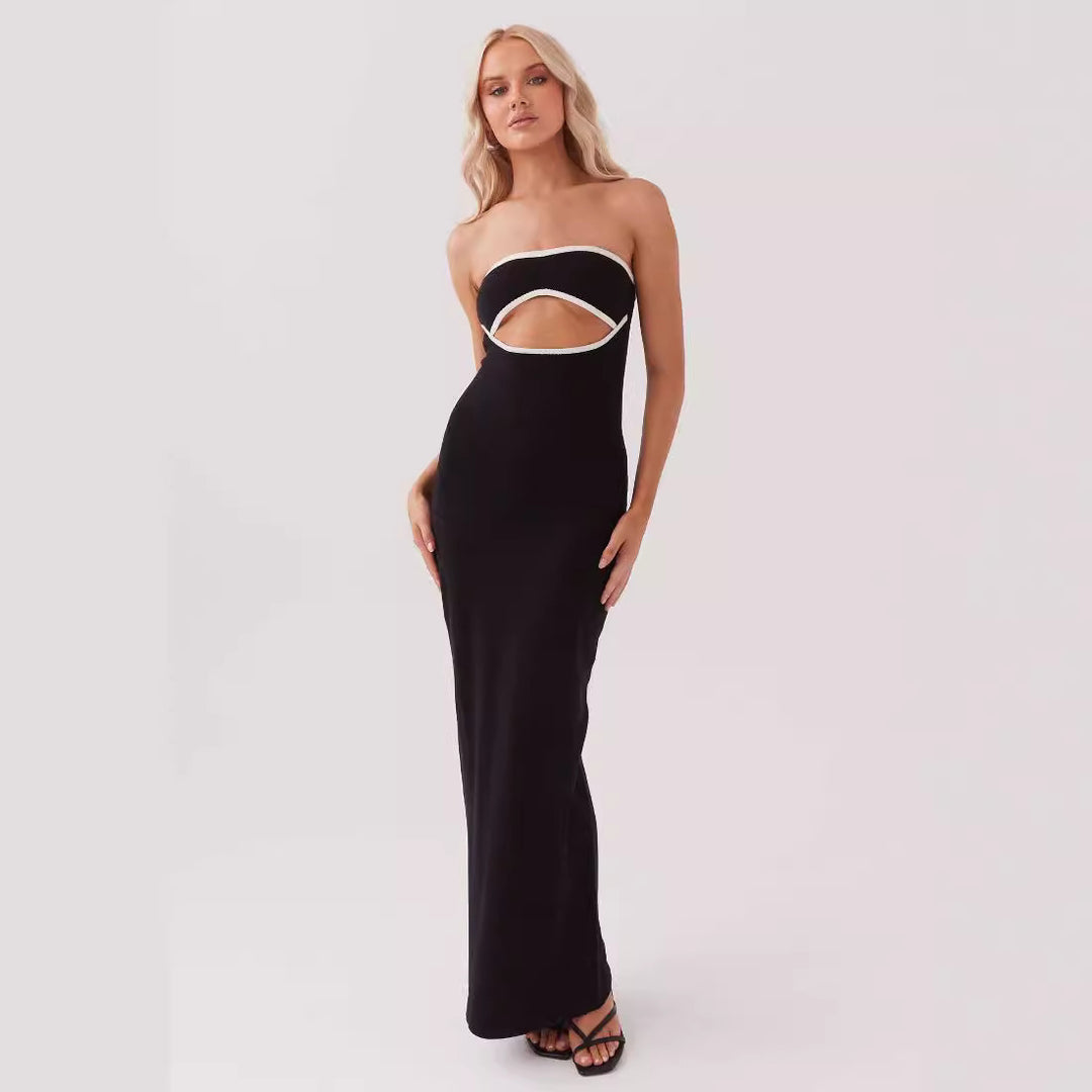 Dame Cut-Out Maxikjole Stilla