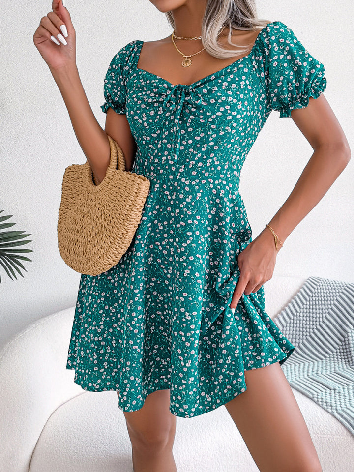 Dame Sommerkjole med blomsterdesign Stilla