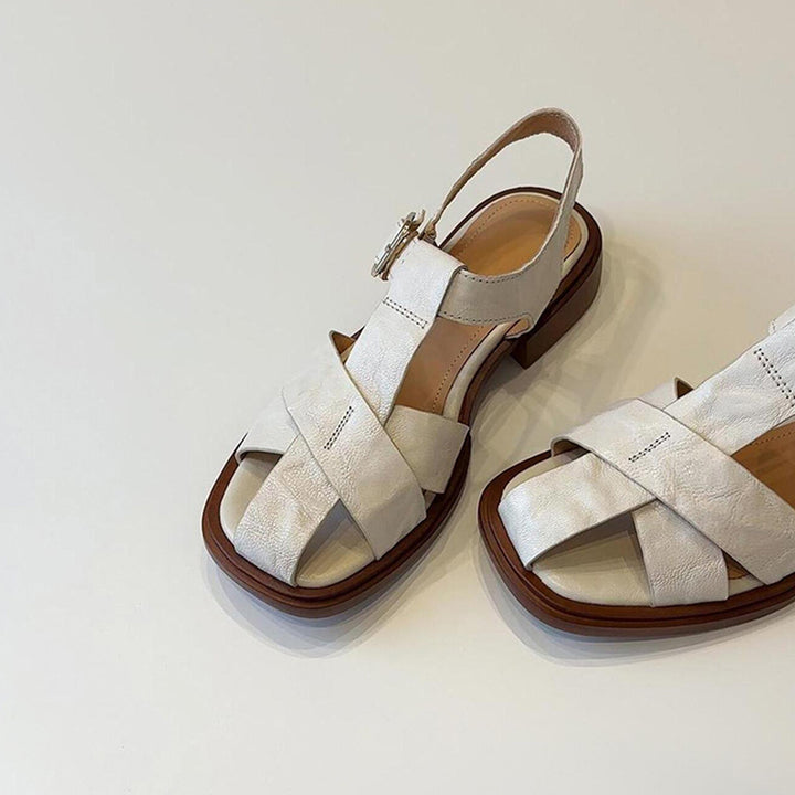 Dame Stilfulde Krydsrem Sandaler Stilla