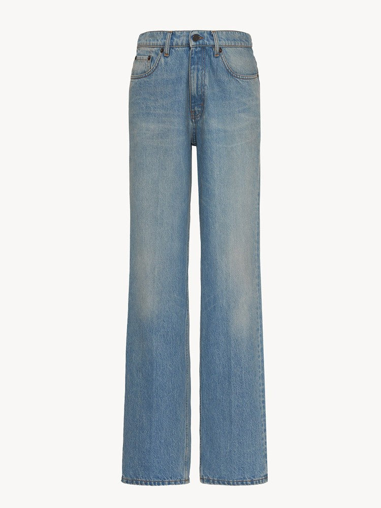 Damer højtaljede, brede jeans Stilla