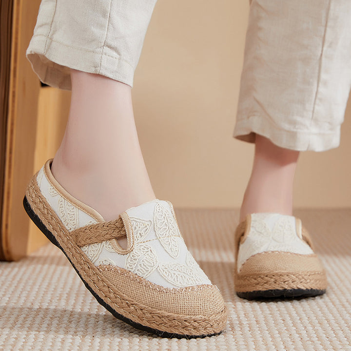 Dame Kvalitetsrige og elegante Clogs med blomsterbroderidesign Stilla