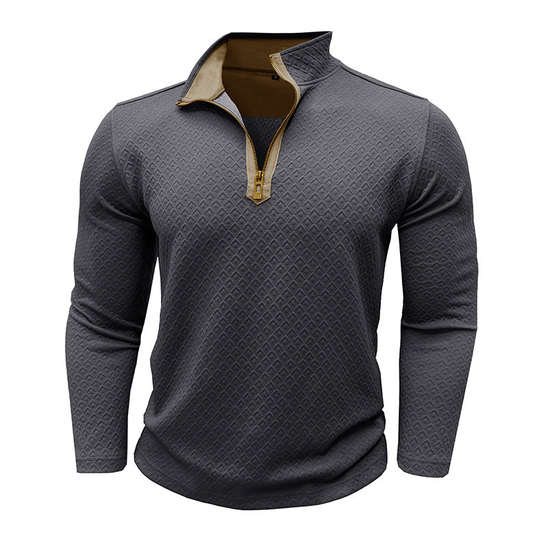 Herrer Pullover med lynlås Stilla