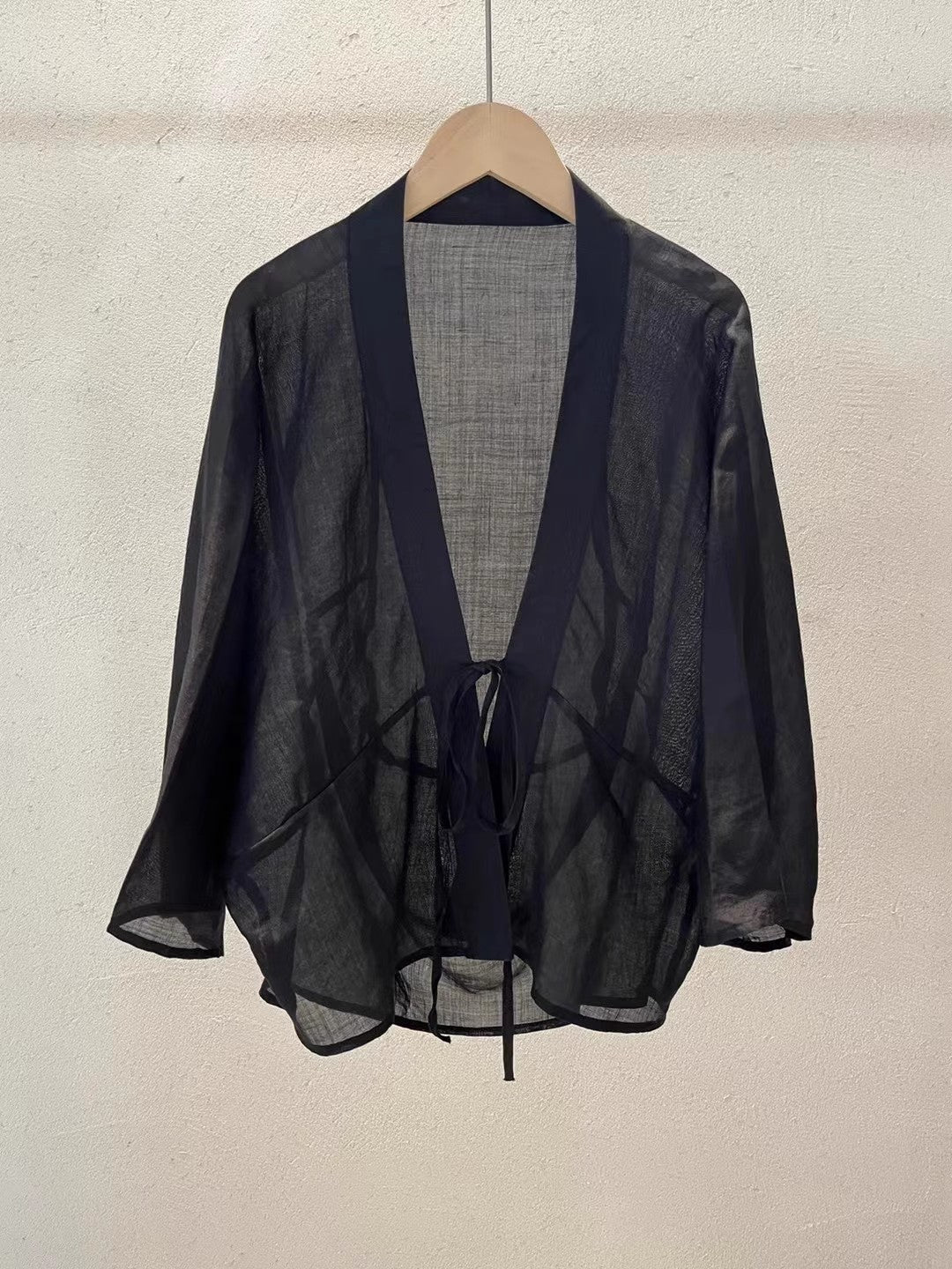 Femme Let Gennemsigtig Wrap Jakke Stilla