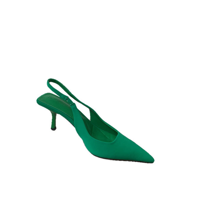 Dame Slingback-pumps med spids tåparti og elegant hæl Stilla