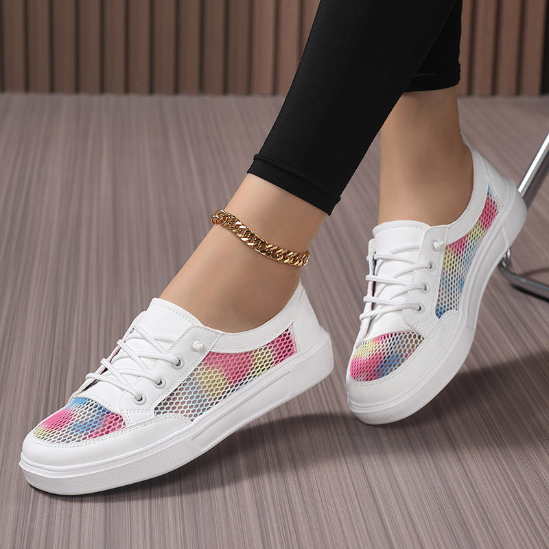 Dame Let Mesh Snørresneaker Stilla