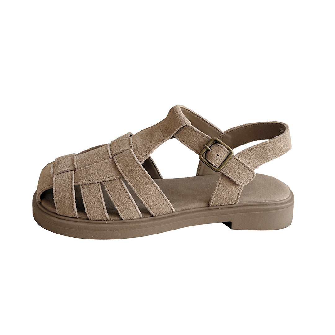 Femme Woven Justerbare Remsandaler Stilla