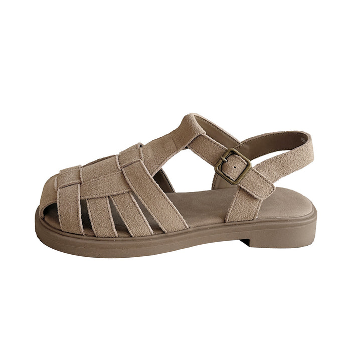 Femme Woven Justerbare Remsandaler Stilla