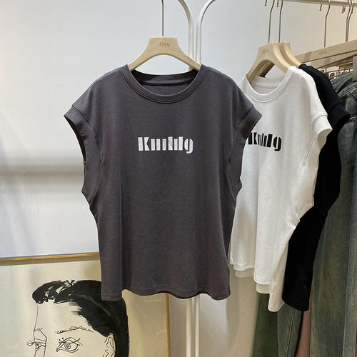 Femme Grafik Locker Pas Ærmeløs T-Shirt Stilla