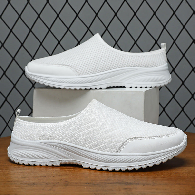 Dame Åndbare Slip-On Walking Sneakers med Textureret Overdel Stilla