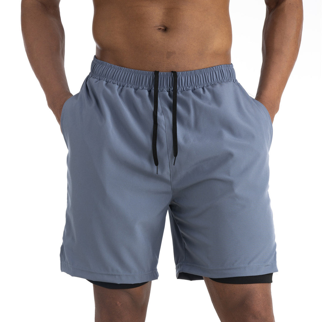 Herrer sporty shorts med integreret telefonlomme Stilla