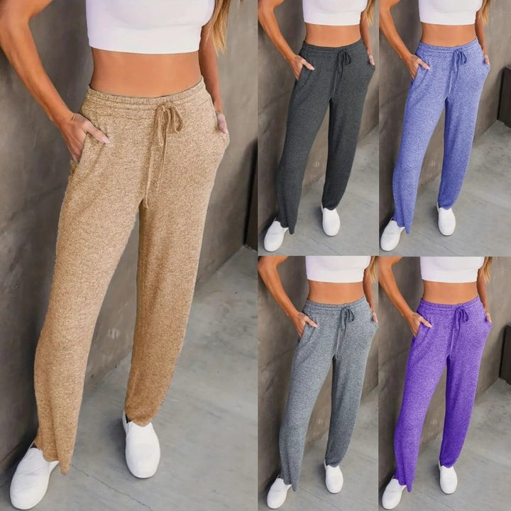 Damer afslappede sweatpants med elastisk talje og praktiske sidelommer Stilla