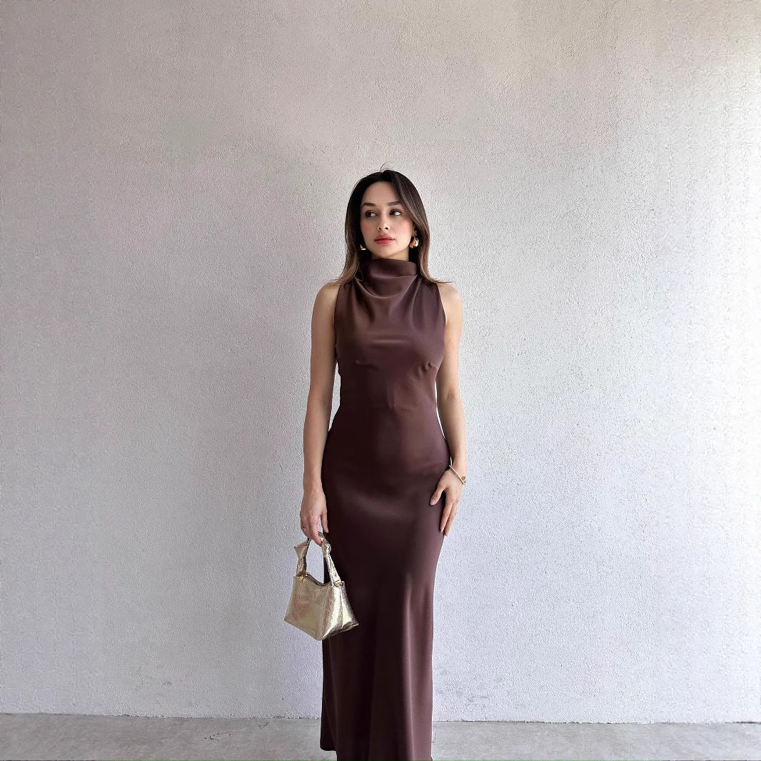 Dame Elegant Bodycon Maxikjole Stilla