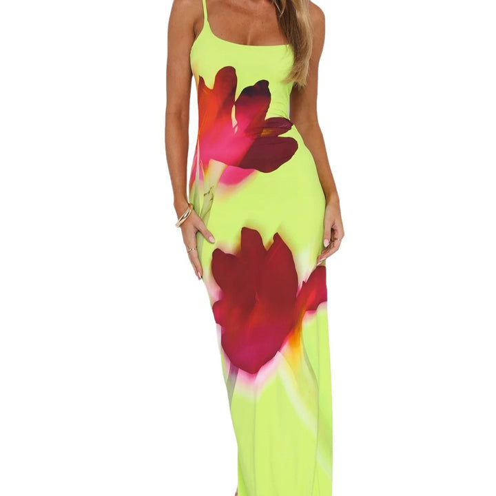 Dame Blomst Maxi Kjole Stilla