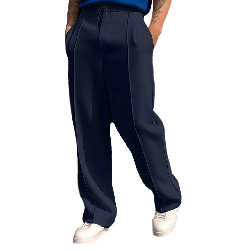 Herrer sporty joggebukser med elastisk talje og sidelommer Stilla