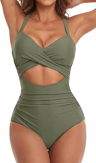 Dame Cut-Out Badedragt Skovae