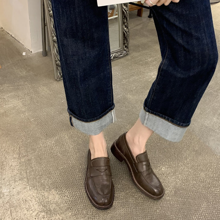 Herrer Fritid Læder Slip-ons Stilla