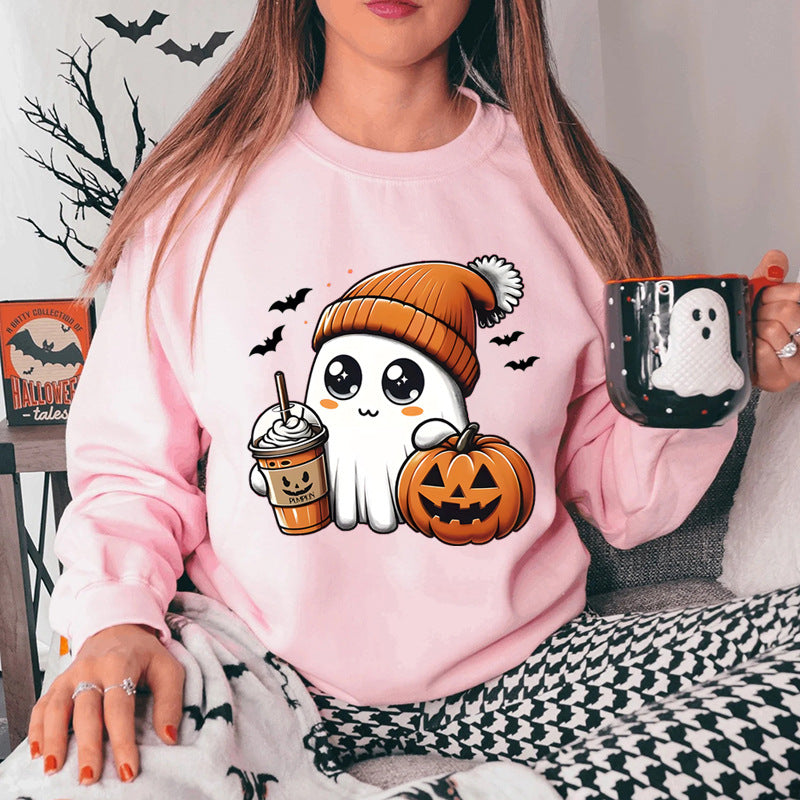 Kvindesweatshirt med legende Halloween grafisk design Stilla
