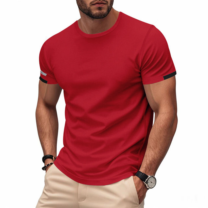 Herre åndbart sport T-shirt med reflekterende elementer Stilla