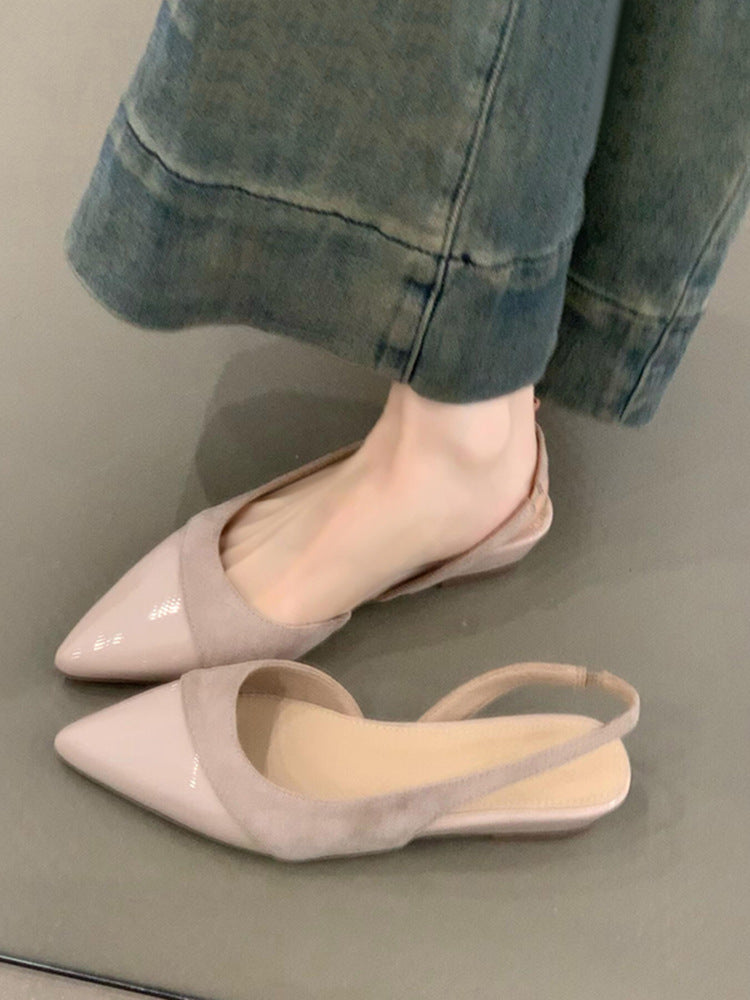 Dame Slingback Pumper med spids tå Stilla