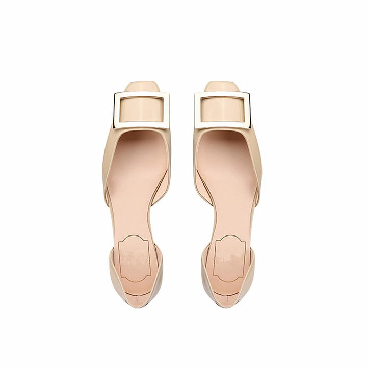 Dame Elegante Slip-On Mules med Dekorative Spænder Stilla