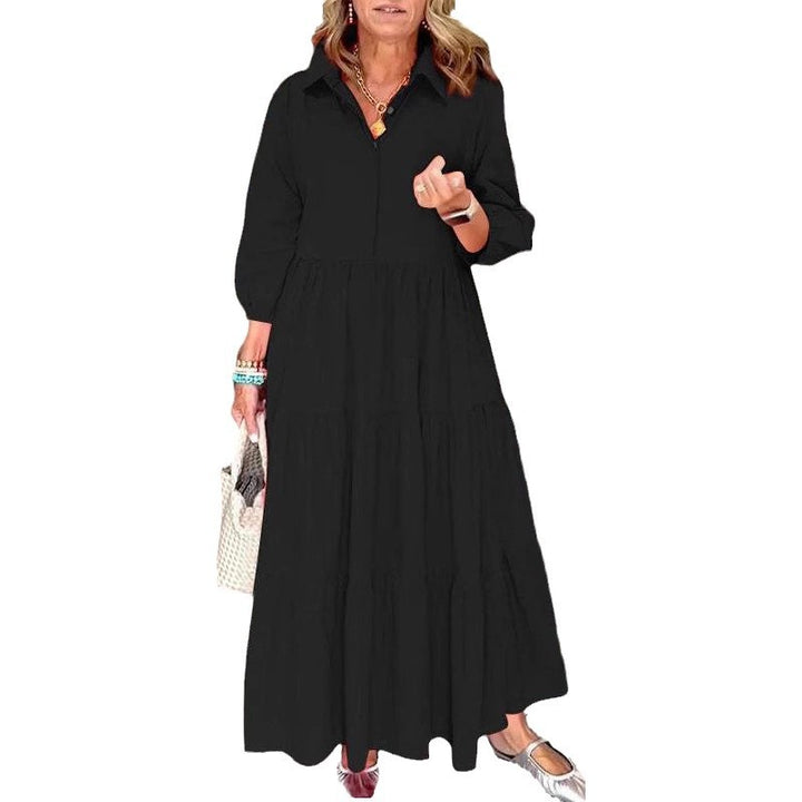 Dame Maxi-kjole med dyreprint Stilla