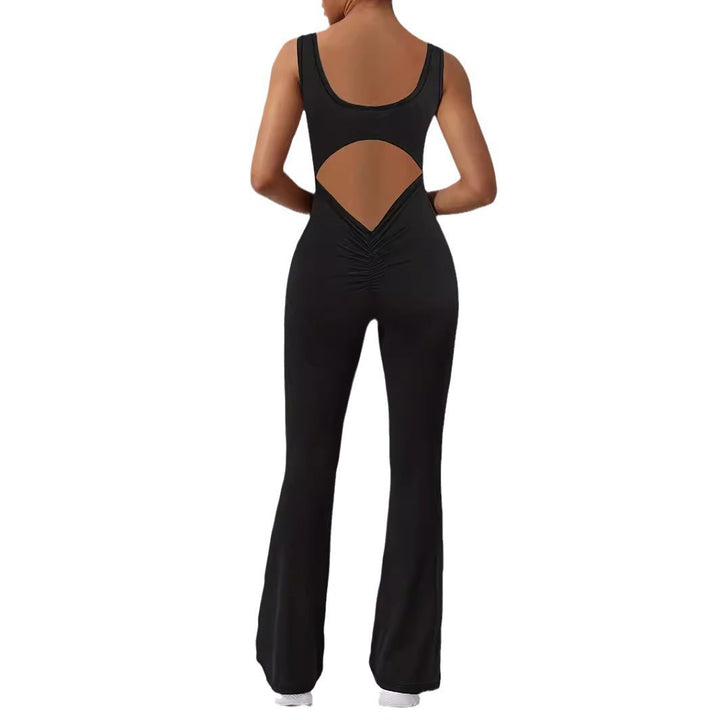 Dame Flydende Jumpsuit med brede ben og Racerback Stilla
