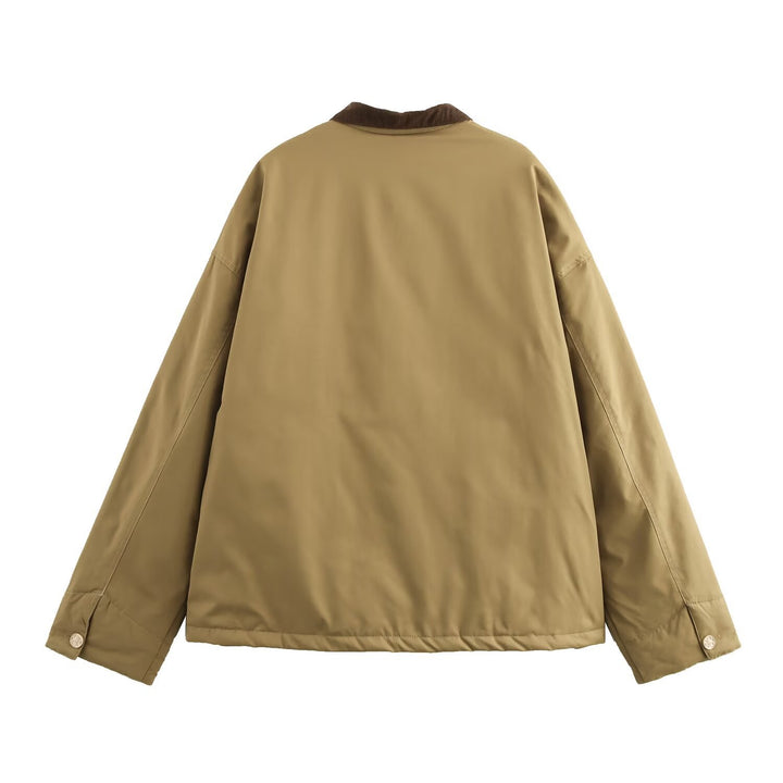 Femme Stepp Utility Jakke med flere lommer Stilla