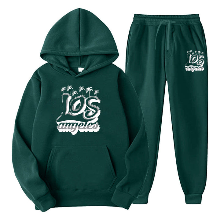 Kvindernes Sporty Hoodie og Joggingbukser Sæt Skovae