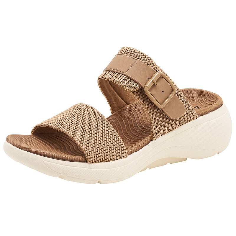 Dame Komfortable Sandaler med justerbar rem og stødabsorberende sål Stilla