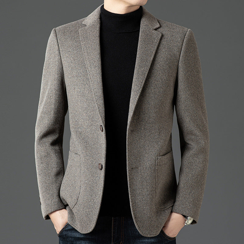 Stilla | Uld Slim Fit Reverskrave To Knap Business Fritid