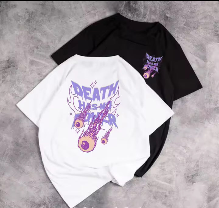 Dame Grafik T-Shirt med unikt, kunstnerisk tryk og afslappet snit Stilla