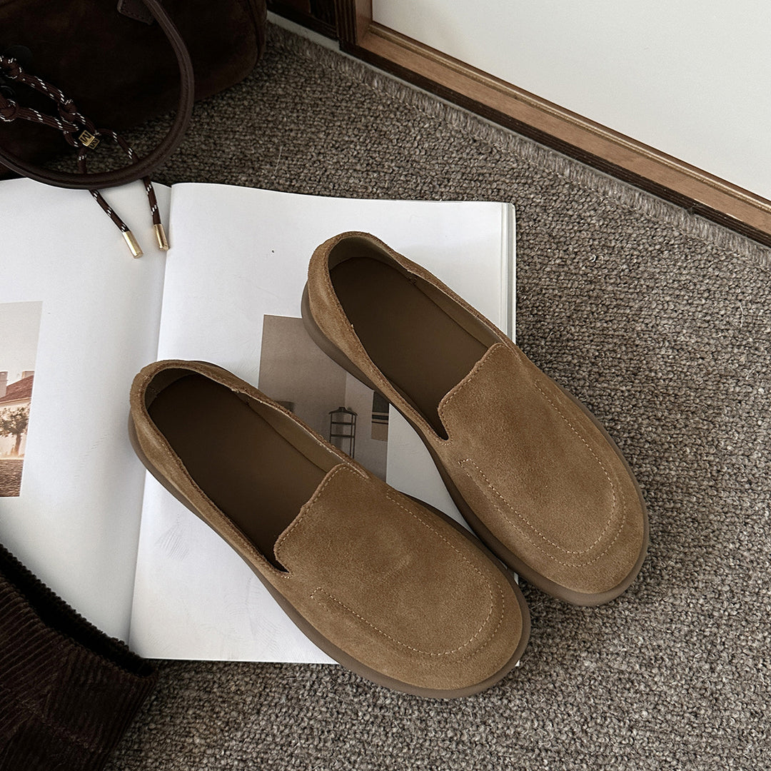 Femme Nubuck Slip-ons Stilla