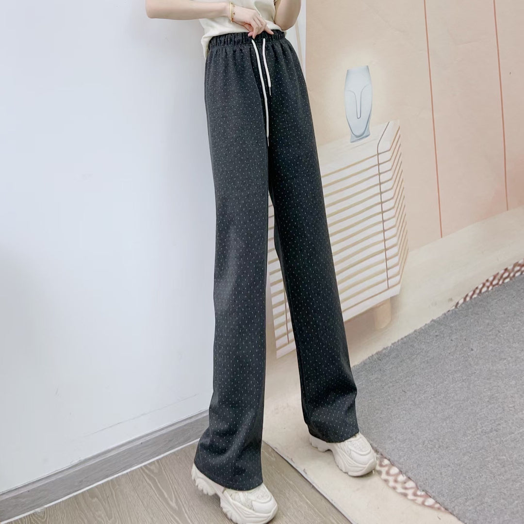 Dame sweatpants med løs pasform og elastisk talje Stilla