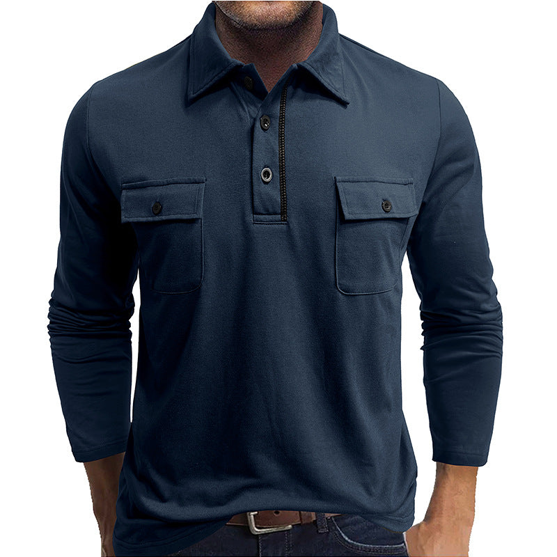Herrer Langærmet polo shirt Stilla