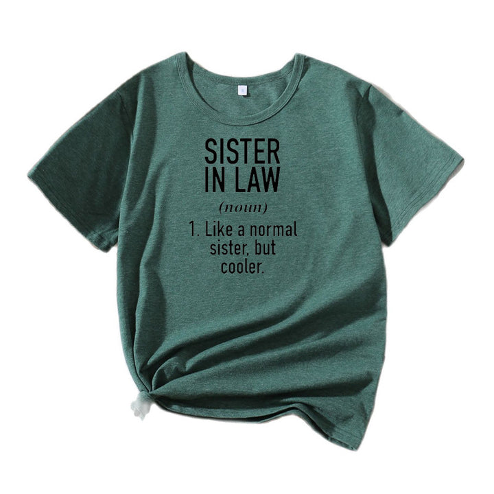 Dame Relaxed Fit Svigerdatter Grafik T-shirt Stilla
